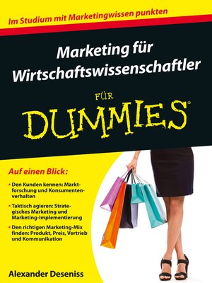 cover image of Marketing für Wirtschaftswissenschaftler für Dummies